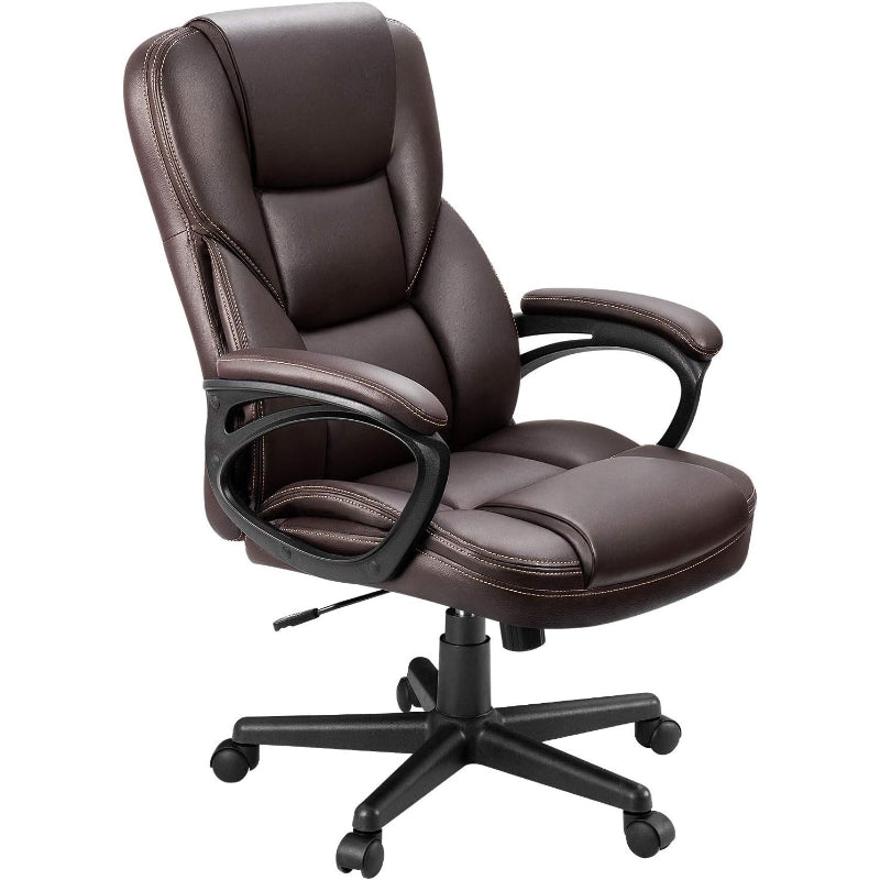 Brown PU Leather Executive Chair