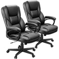Black High Back PU Executive Chair