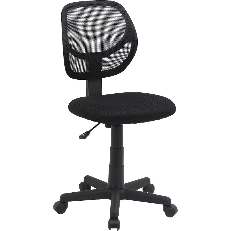 Black Low Back Mesh Office Chair