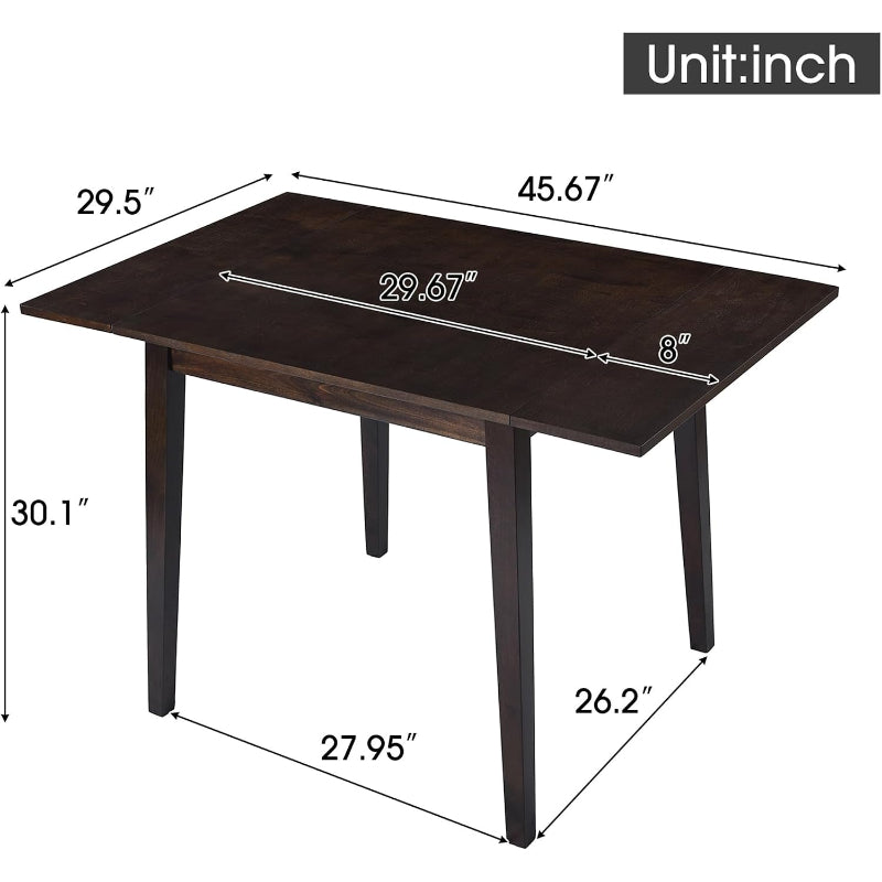 Espresso Extendable Dining Table