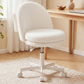 Velvet Armless Office Chair