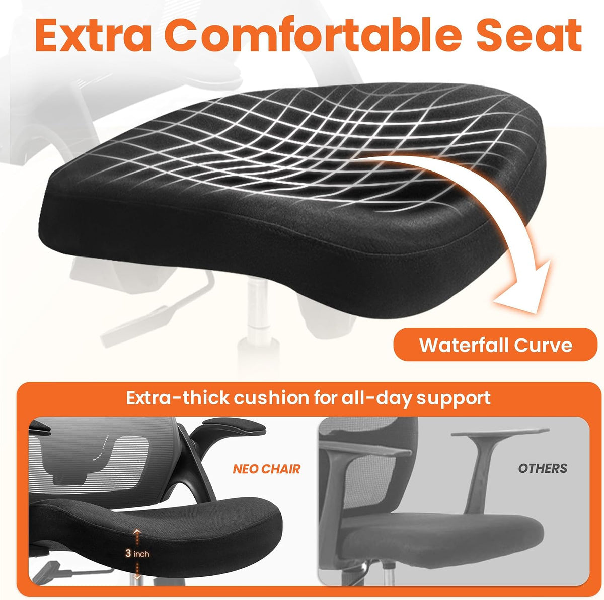 Black High Back Mesh Office Chair