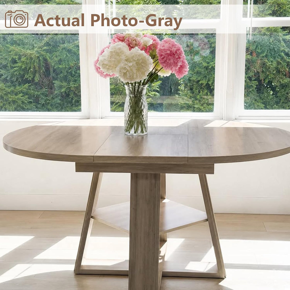 Extendable Pedestal Dining Table