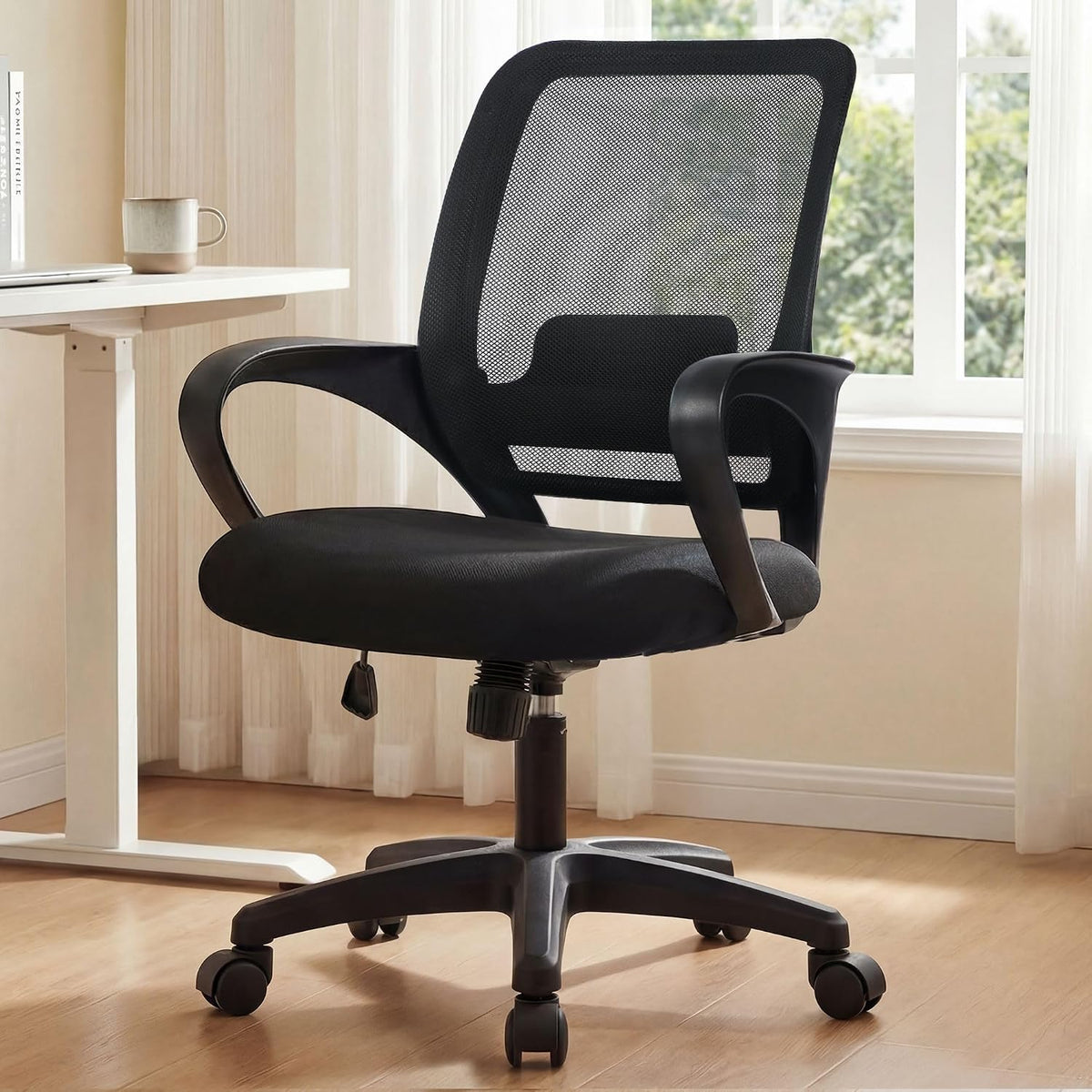 Black Mesh Ergonomic Office Chair