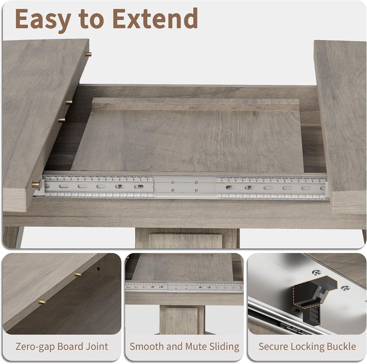 Extendable Pedestal Dining Table