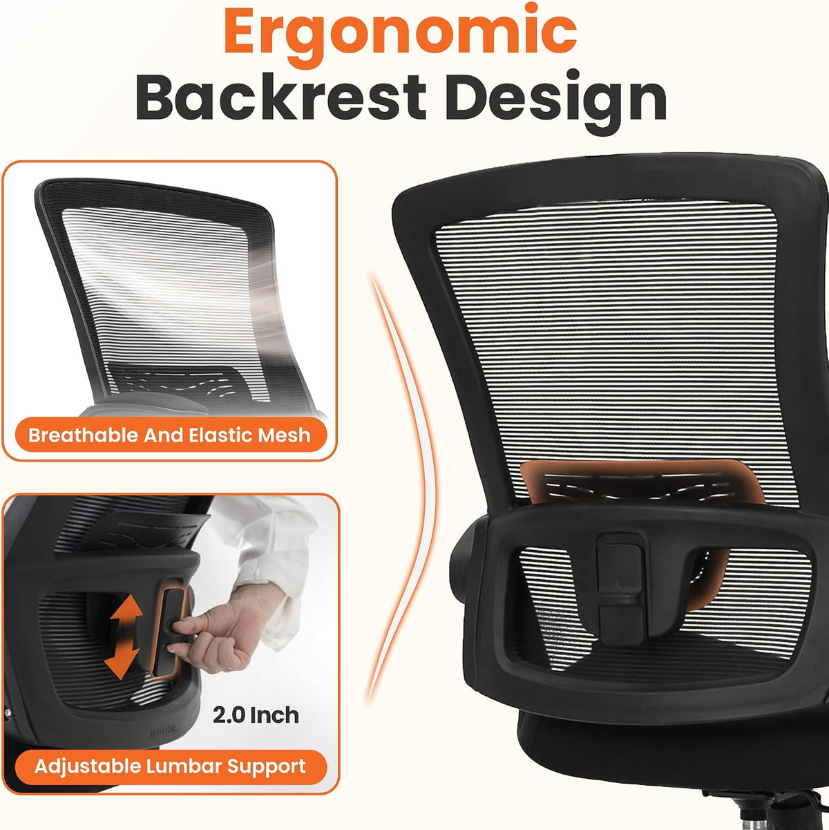 Black High Back Mesh Office Chair