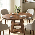 Extendable Oval Dining Table with Storage