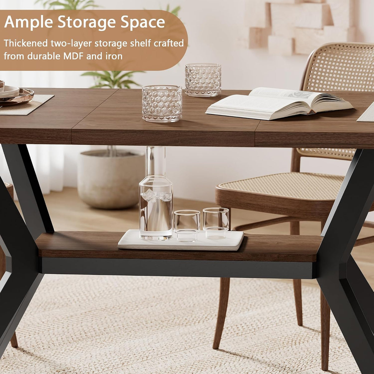 Extendable Flip Leaf Dining Table
