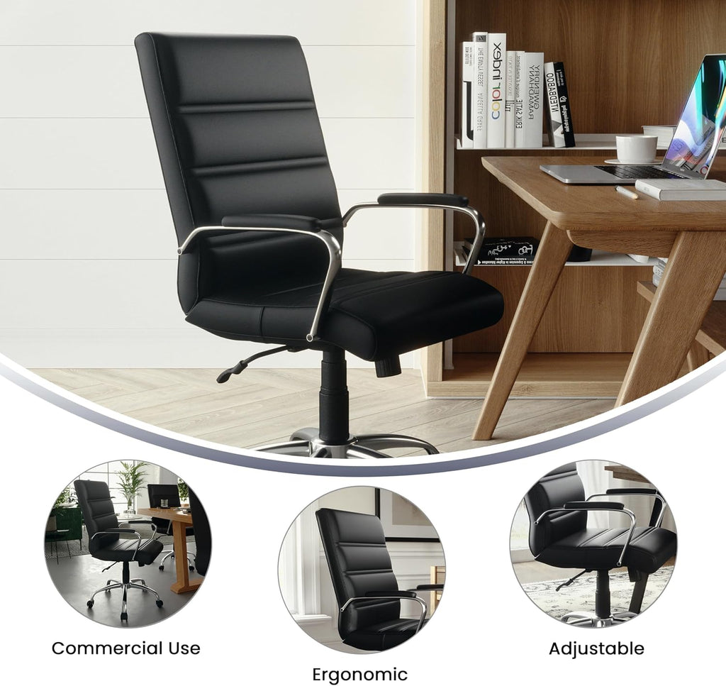 Black LeatherSoft Executive Office Chair