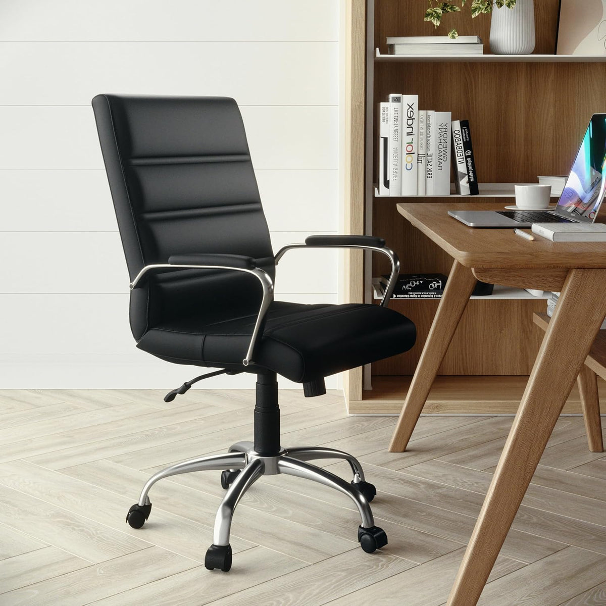 Black LeatherSoft Executive Office Chair