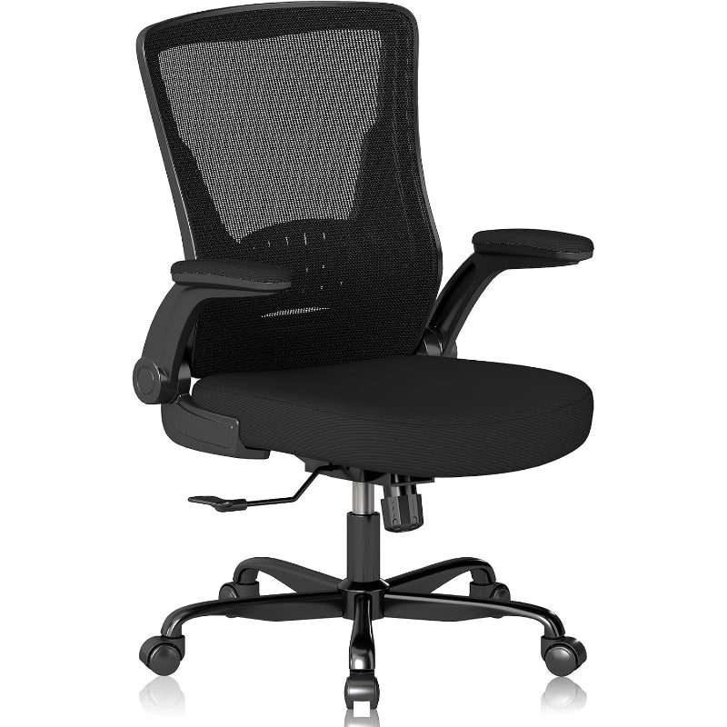 Mesh Office Chair Flip-up Armrests
