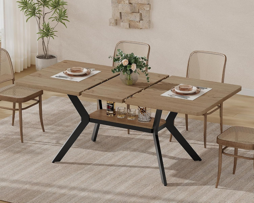 Natural Extendable Dining Table