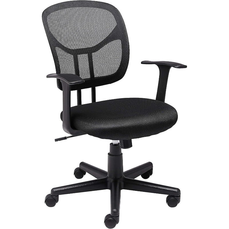 Black Mid-Back Mesh Office Chair