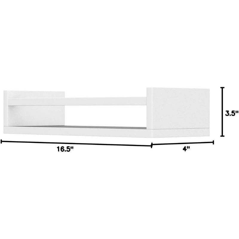 White Kids Floating Shelves 4-Pack